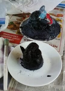 2017-05-20 - Painting Paper Mache