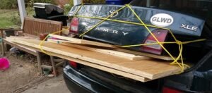 2018-04-08 - Carting Home Plywood